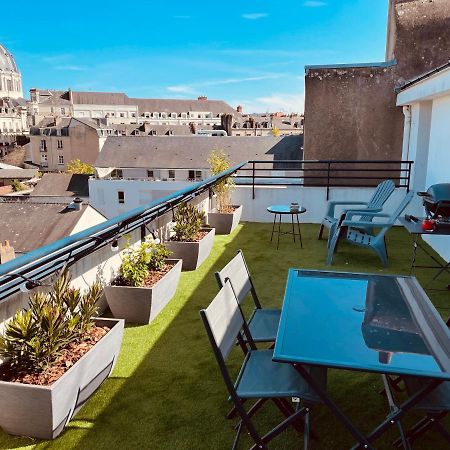Grand Studio, Belle Terrasse Avec Vue Nantes Buitenkant foto