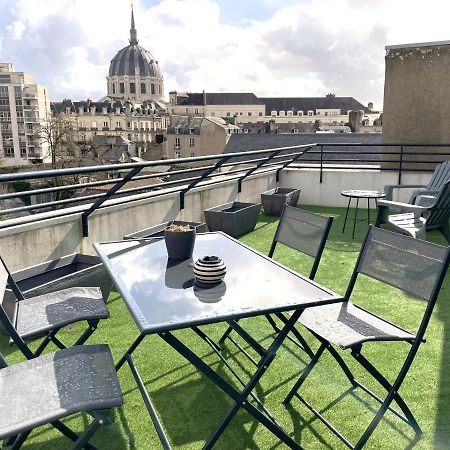 Grand Studio, Belle Terrasse Avec Vue Nantes Buitenkant foto