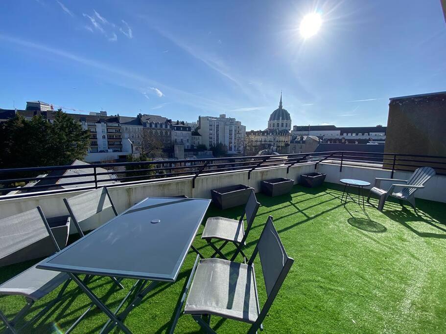 Grand Studio, Belle Terrasse Avec Vue Nantes Buitenkant foto