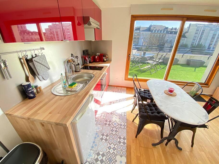 Grand Studio, Belle Terrasse Avec Vue Nantes Buitenkant foto