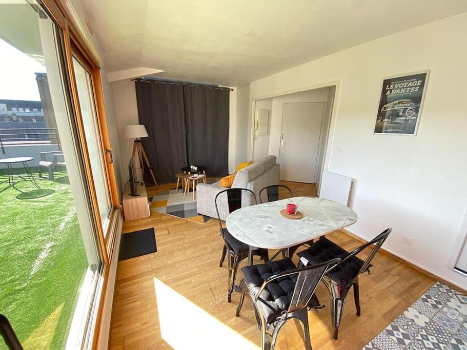 Grand Studio, Belle Terrasse Avec Vue Nantes Buitenkant foto
